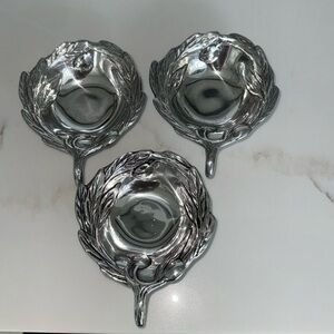 Arthur Court dip bowls, 4 inch diameter